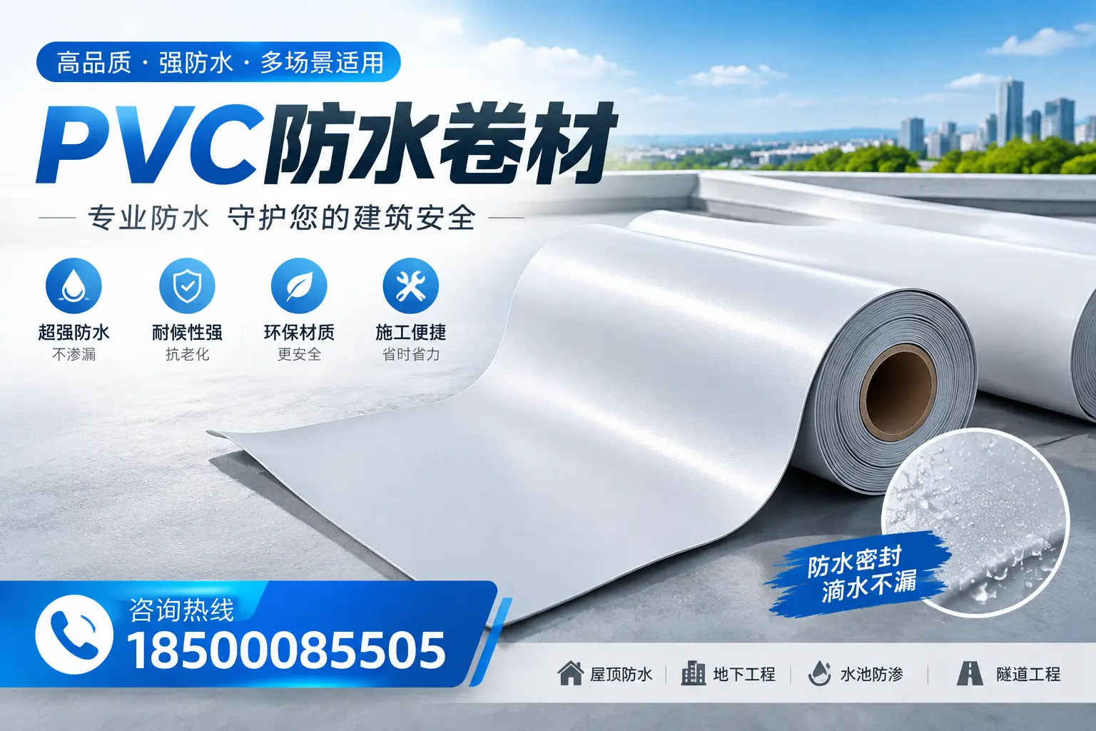 PVC防水卷材的市场竞争分析，铁门关品牌选择参考